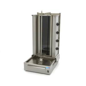 Shoarma grill afm. 54,7x68,6x108,7cm. voor 70kg. vlees 400v/6,0kw Maxima