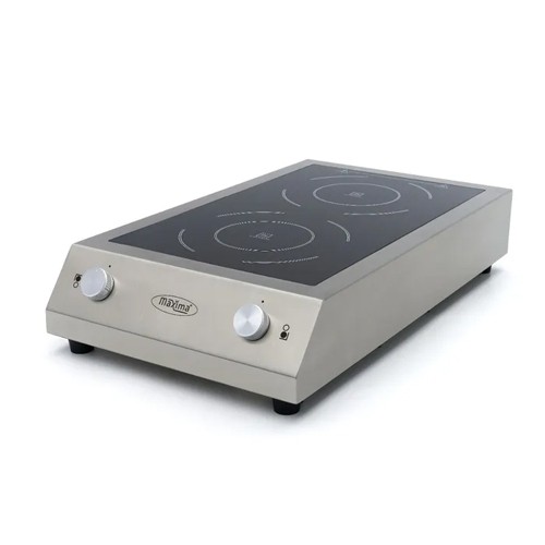 Inductiekookplaat afm. 41x70x14,5cm. 400v/7,0kw Maxima