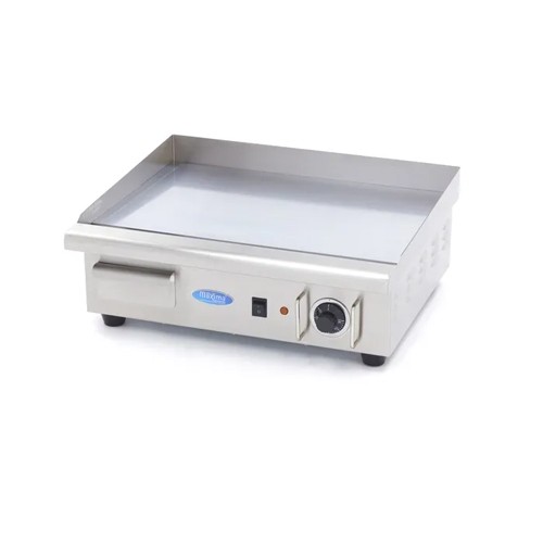 Grillplaat glad chroom afm. 55,5x47,5x22cm. 230v/3,0kw Maxima