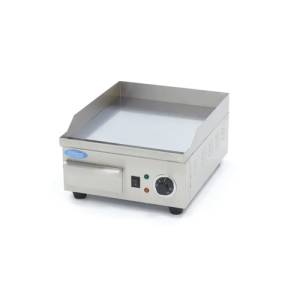 Grillplaat glad chroom afm. 36x45x22cm. 230v/2,0kw Maxima