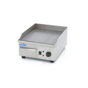 Grillplaat gegroefd afm. 36x45x22cm. 230v/2,0kw Maxima