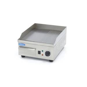 Grillplaat half gegroefd afm. 36x45x22cm. 230v/2,0kw Maxima