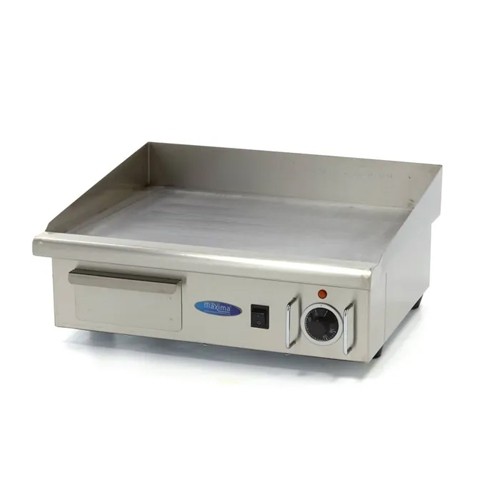 Grillplaat glad afm. 56x47x25cm. 230v/3,0kw Maxima
