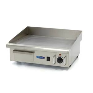 Grillplaat glad afm. 56x47x25cm. 230v/3,0kw Maxima
