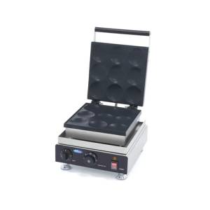 Pannenkoekmaker Amerikaans 9 stuks van diam. 7,5cm. afm. 30x38x26cm. 230v/1,9kw Maxima
