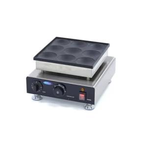 Pannenkoekmaker Amerikaans 9 stuks van diam. 8cm. afm. 30x38x20cm. 230v/1,0kw Maxima