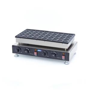 Poffertjesplaat 50 stuks van diam. 4,3cm. afm. 54x32,5x16cm. 230v/1,95kw Maxima