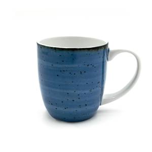 Koffiebeker m/oor inh. 22cl. Saturno Nature kleur dark blue Nova