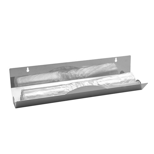 Dispenser cover for shelving unit trolley
