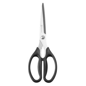 Keukenschaar met kunststof greep lg. 25 cm rvs
