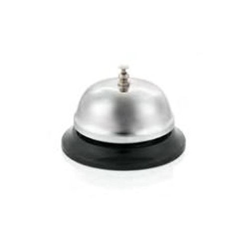 Receptiebel verchroomd diam. 8,5cm