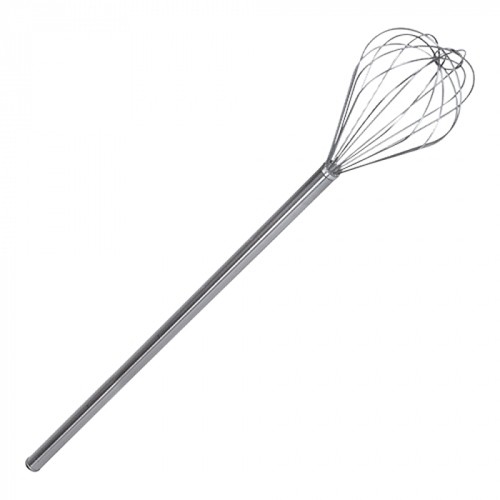 Garde voor kookketels afm. 135cm. rvs
