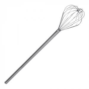Fouet pour casseroles, dimensions 135 cm, acier inoxydable