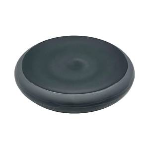 Plate Terra diam. 30cm. hgt. 5cm. color black Nova