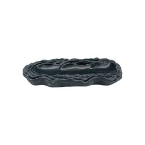 3-Fächer-Board Terra, Maße: 29 x 11 cm, Höhe: 4 cm, Farbe: Schwarz Nova