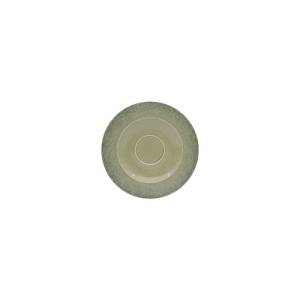 Espresso-Untertasse Saturno Flow, Durchmesser 12 cm, Farbe grün/blaue Punkte Nova