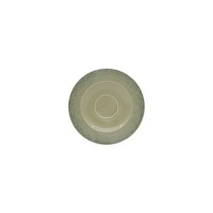 Plateau à café Saturno Flow, diamètre 16 cm, coloris vert/bleu à pois Nova