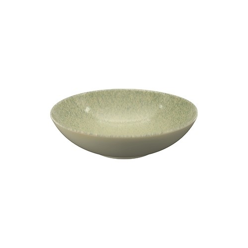 Coupebord diep Saturno Flow diam. 18cm. kleur green/blue dots Nova