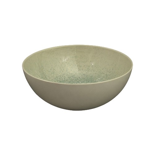 Schaal Universal Flow diam. 23cm. hgt. 9cm. kleur green/blue dots Nova