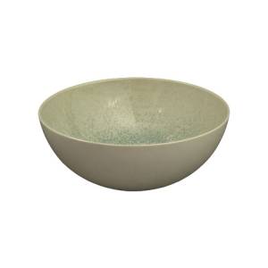 Schaal Universal Flow diam. 23cm. hgt. 9cm. kleur green/blue dots Nova