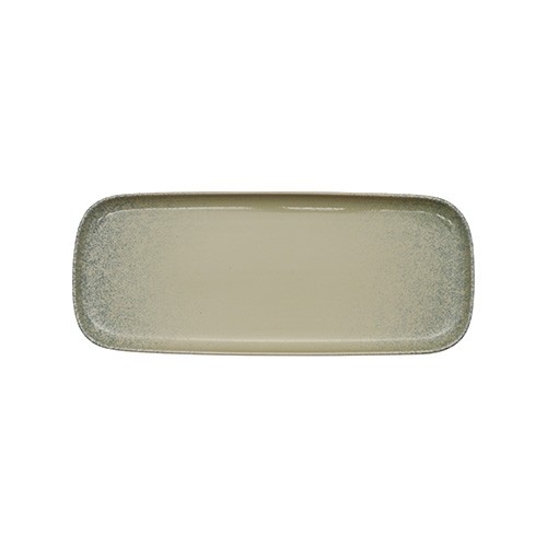 Schaal Universal Flow afm. 31x13cm. kleur green/blue dots Nova