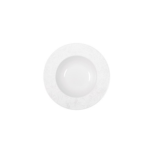 Bord diep Saturno Pura diam. 25cm. kleur white Nova
