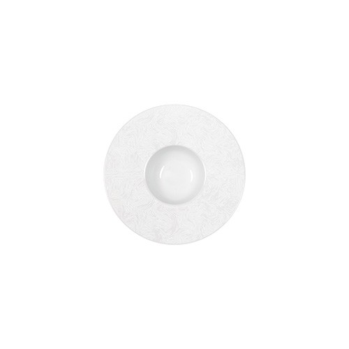 Bord Gourmet Saturno Pura diam. 18cm. kleur white Nova