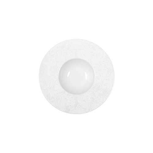 Bord Gourmet Saturno Pura diam. 25cm. kleur white Nova