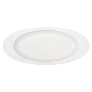 Schaal ovaal Saturno Pura afm. 48x21cm. kleur white Nova