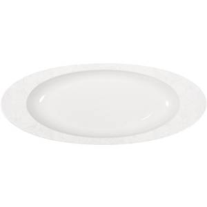 Schaal ovaal Saturno Pura afm. 57x24cm. kleur white Nova