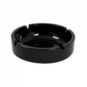 ASHTRAY BLACK DIAM. 10.7CM. COLOR BLACK AROCOC