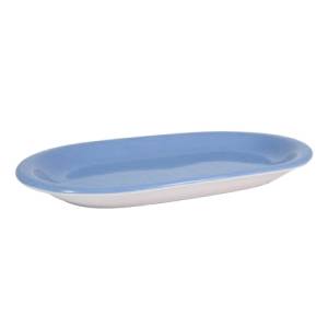 Bol ovale 23 cm, couleur Ocean , bleu ciel Nova