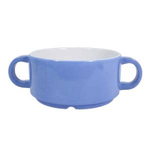 Soup cup 2 ears cont. 22cl. Ocean color Sky Blue Nova