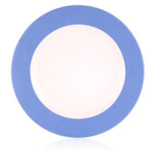 Assiette plate, diamètre 17 cm. Couleur Ocean , bleu ciel Nova