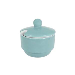 Sucrier avec couvercle, contenance 15 cl, couleur Menthe Nova