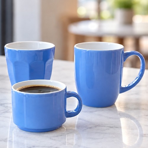 Koffiekop inh. 16cl Ocean kleur Sky Blue Nova
