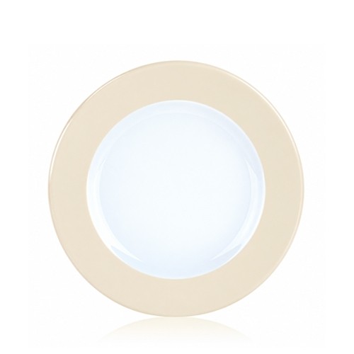 Flat plate diam. 22cm. Ocean color Vanilla Mist Nova