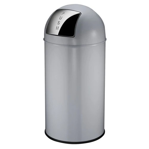 Pushcan inh. 40ltr. grijs Eko