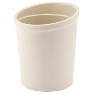 Schuine dressingpot diam. 13cm. Hgt. 16cm. Inh. 1ltr. cream Dalebrook