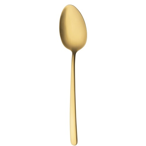 Serving spoon model Ibiza Satin Gold Sola 18/0