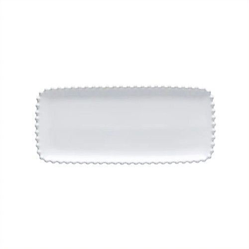 Bord rechthoekig afm. 30,2x13,2cm. Pearl wit Costa Nova 