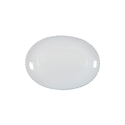 Bord ovaal afm. 34,2x25cm. Pearl wit Costa Nova 