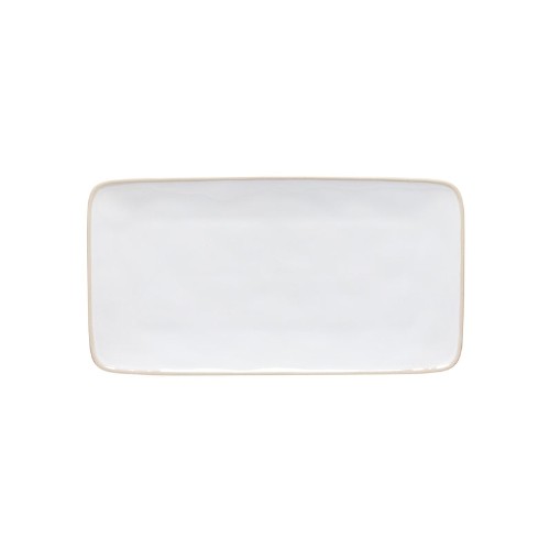 Bord rechthoekig afm. 29,2x15,3cm. Beja crème Costa Nova 