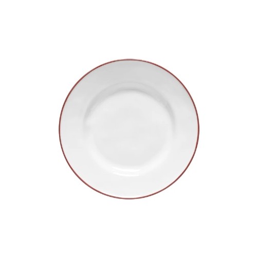 Bord plat diam. 22,6cm. Beja rood Costa Nova 
