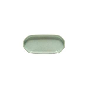 Ovaler Teller, Maße 21,2 x 9,8 cm. Farbe: Redonda Baby Leaf Green Costa Nova