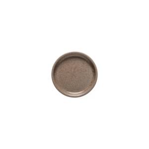 Plate flat diam. 8.5cm. Redonda Oak Brown Costa Nova