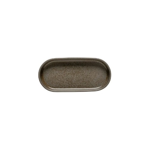 Teller, oval, 21,2 x 9,8 cm. Farbe: Redonda Oak Brown Costa Nova