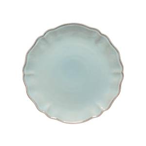 Plate flat diam. 30cm. Alentejo Turquoise Costa Nova