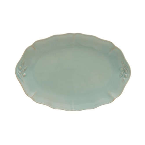 Plate oval size. 32.3x22.2cm. Alentejo Turquoise Costa Nova