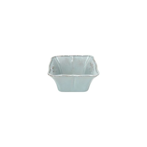 Square ramekin bowl, dimensions 10x10cm. Alentejo Turquoise Costa Nova